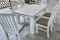 Ashland# Acacia White&Wood Ash Top Dining Suite | 1.5M Table&6 Chairs