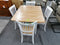Holiday# Malaysian Oak Dining Suite | 0.6-1.2M Flip&Fold Table&4 Chairs | White&Light Oak