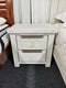 Amanda# NZ Pine White Wash White Wash Bedside Table