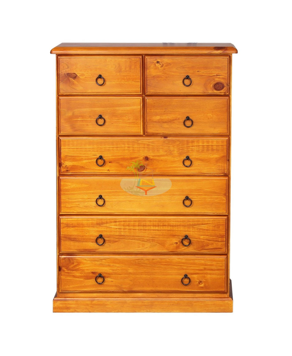 Pine tall boy sales dresser