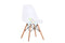 Echo# Scandinavian Dining Chair | White color