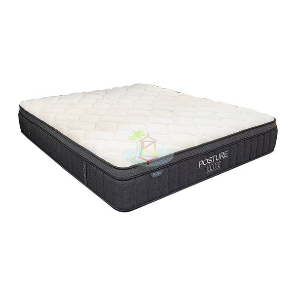 "Top Selling" Posture Elite# Plush 7 Zoned Pocketed Tall Coil with 10cm Euro Top Mattress| Super-King size