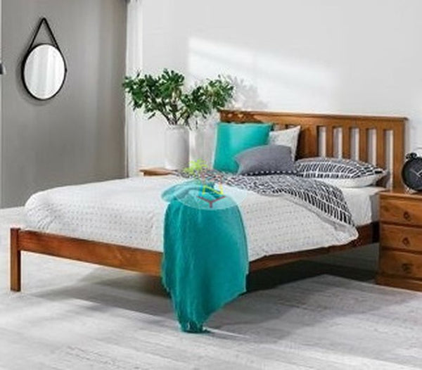 Susan_Low Foot# NZ Pine  Bed Frame | Queen