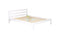 Tina# NZ Pine Simplicity Bed Frame | Double | White color