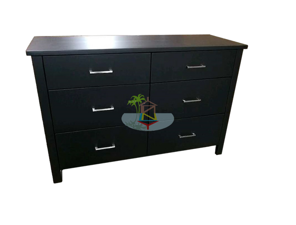 Tina# NZ Pine Simplicity Dresser | Black color