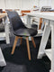 Sonia# Scandinavian Dining Chair | Black color