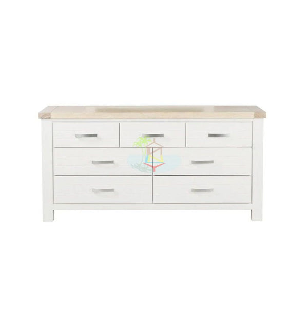 Ashland# Acacia White&Wood Ash Top Dresser | LS