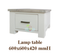 Ashland# Acacia White&Wood Ash Top Lamp Table