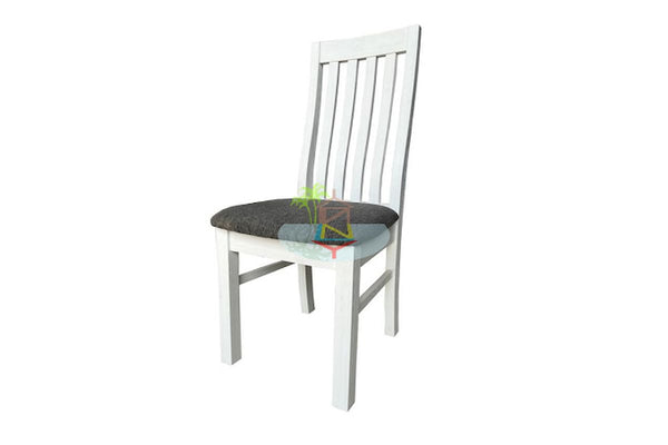 Ashland# Acacia White&Wood Dining Chair