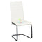 Mona&Bessie# High Gloss Z-Leg Dining Suite | 1.5M Table&6 Chairs | White color | LS