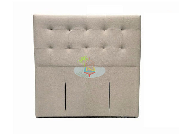 Boston# Headboard | King-Single | Beige color **