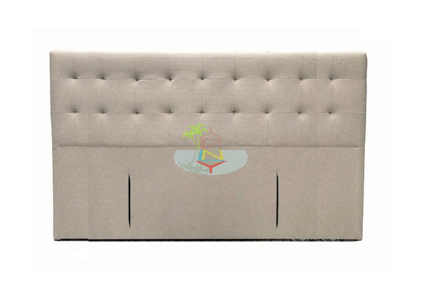 Boston# Headboard | Super-King | Beige color