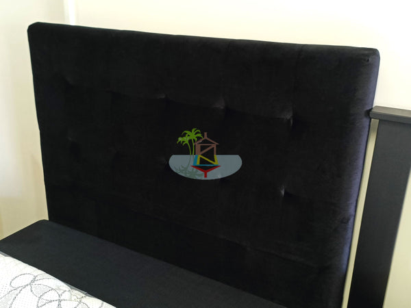 Boston# Headboard | King-Single | Black color | LS