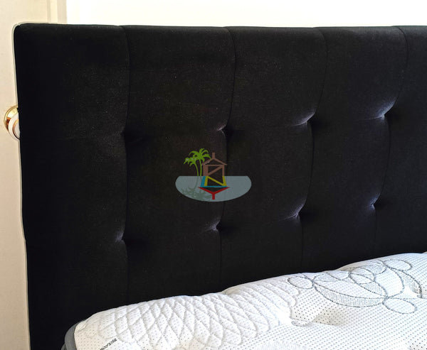 Boston# Headboard | Single | Black color