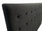 Boston# Headboard | King-Single | Charcoal color **