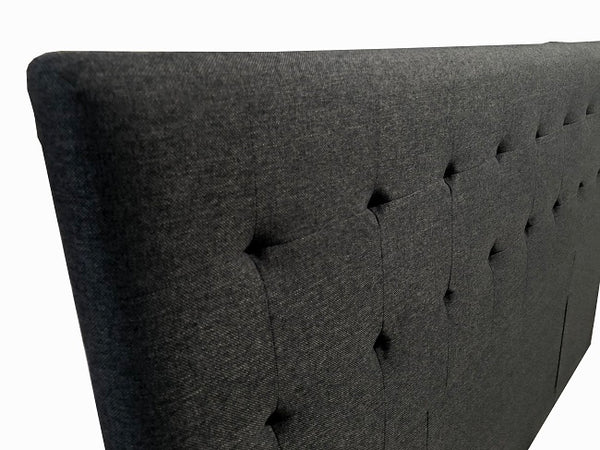 Boston# Headboard | King | Charcoal color