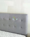 Boston# Headboard | King-Single | Grey color **