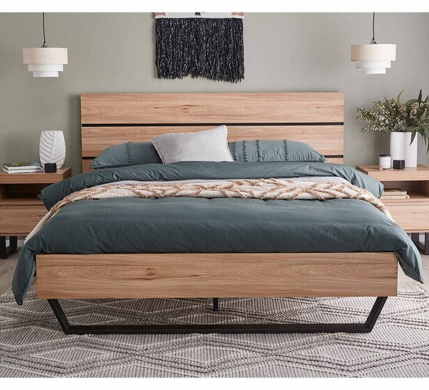 Bright# Scandinavian Bed Frame | Queen – YNL Furniture