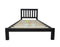 Classic# NZ Pine Simplicity Bed Frame | King-Single | Black color| TR