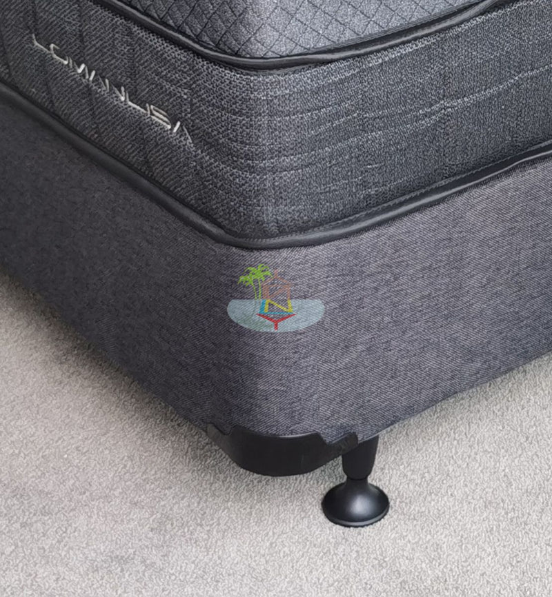 Gel Memory Foam Pocketed Tall Coil with 12cm Euro Top and Encasement Mattress| Super-King size