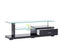 Clare# Glass Top High Gloss TV Unit | Black color