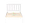 Classic# NZ Pine Simplicity Bed Frame | King-Single | White color| TR