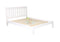 Classic# NZ Pine Simplicity Bed Frame | Queen | White color | LS
