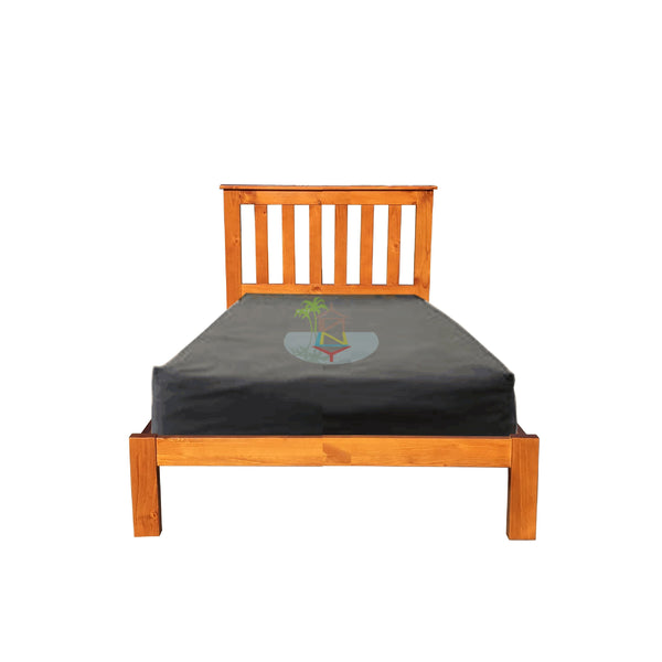 Classic# NZ Pine Simplicity Bed Frame | King-Single | Pine color| TR