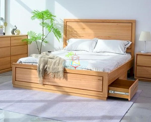 Dallas# Queensland Messmate  Bed Frame | Queen