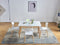 Jade# Scandinavian Dining Chair | White color| TR