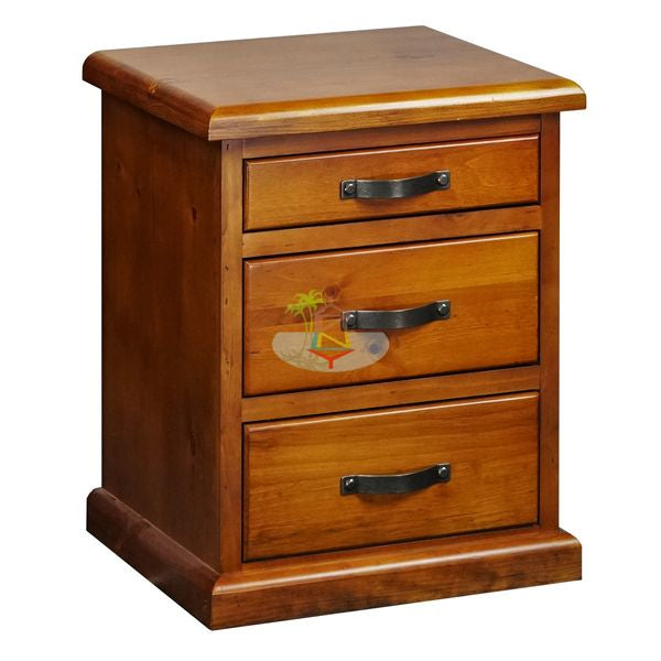 Felton# NZ Pine Chunky Bedside Table | LS