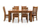 Felton# NZ Pine Chunky Dining Suite | 1.5M Table&6 Chairs| TR