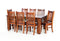 Felton# NZ Pine Chunky Dining Suite | 2.1M Table&8 Chairs| TR