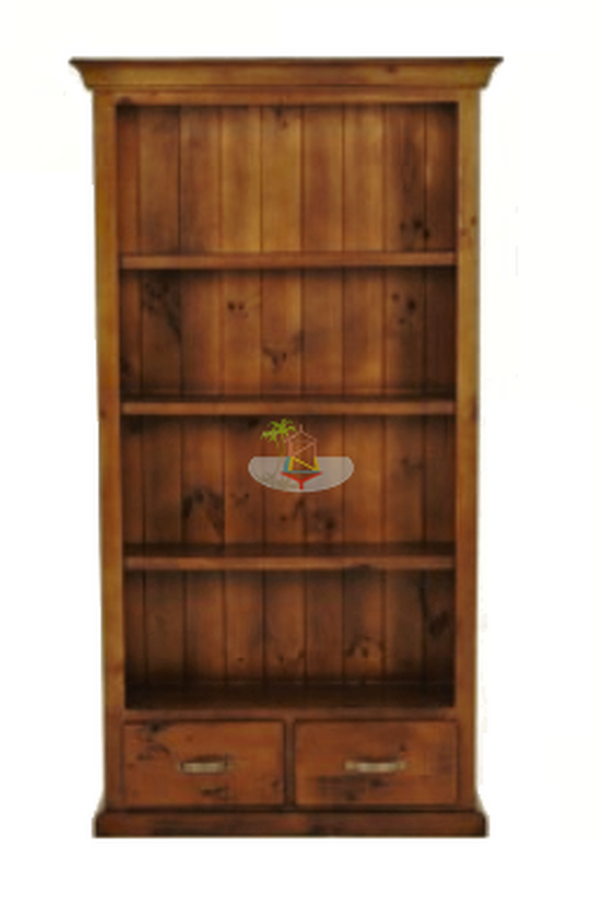 Felton# NZ Pine Chunky  Bookcase | 2D
