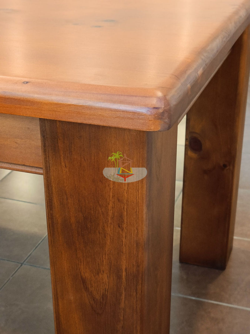 Felton solid on sale wood dining table
