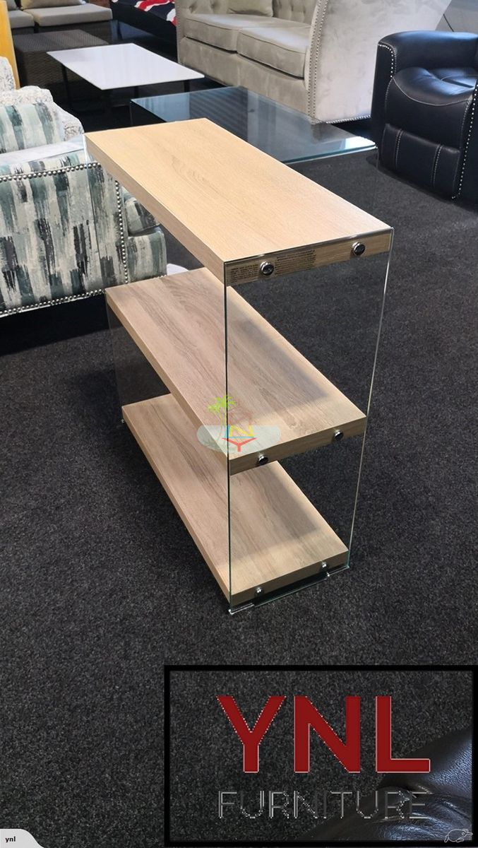 Glass Bookshelf (Low) | LS