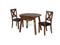 Hammis# Malaysian Oak Round Dining Set | 1.0M Round Table&2 Chairs