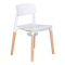 Jade# Scandinavian Dining Chair | White color