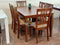 Mission# Malaysian Oak  Dining Suite | 1.5M Table&6 Chairs | Light color| TR