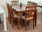 Mission# Malaysian Oak  Dining Suite | 1.5M Table&6 Chairs | Light color