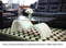 Myron# Glass Top High Gloss Glass Top Coffee Table | White color