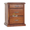 Normandy# NZ Pine Chunky Bedside Table