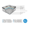 *Classic* Sleepmax# Pocket spring with a 6cm Comfy Pillow Top Mattress| Super-King size | LS