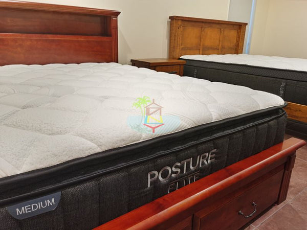 *Most Popular* Posture Elite# Medium 5 Zoned Pocketed Tall Coil with 8cm Pillow Top Mattress| Super-King size | LS