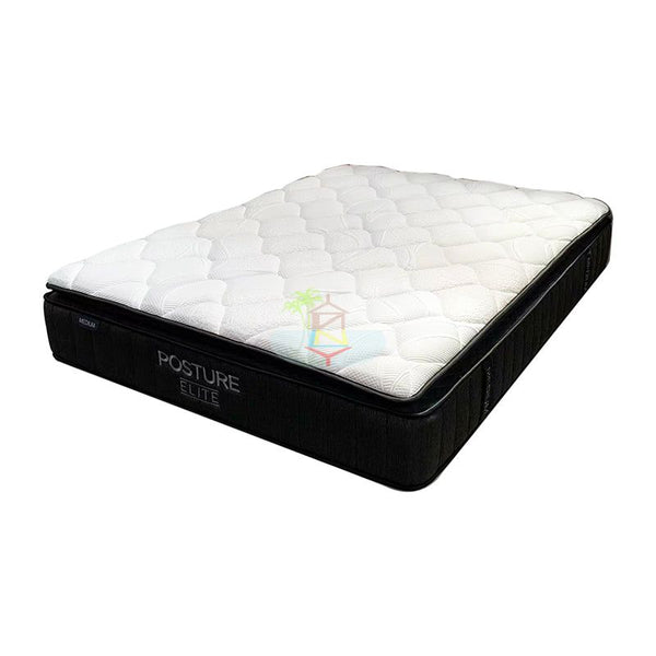 *Most Popular* Posture Elite# Medium 5 Zoned Pocketed Tall Coil with 8cm Pillow Top Mattress| King size