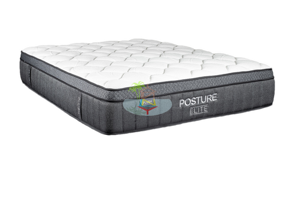 "Top Selling" Posture Elite# Plush 7 Zoned Pocketed Tall Coil with 10cm Euro Top Mattress| King size