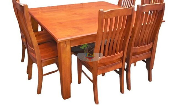 PurePine# NZ Pine  Dining Table | 1.5M Square | Pine color
