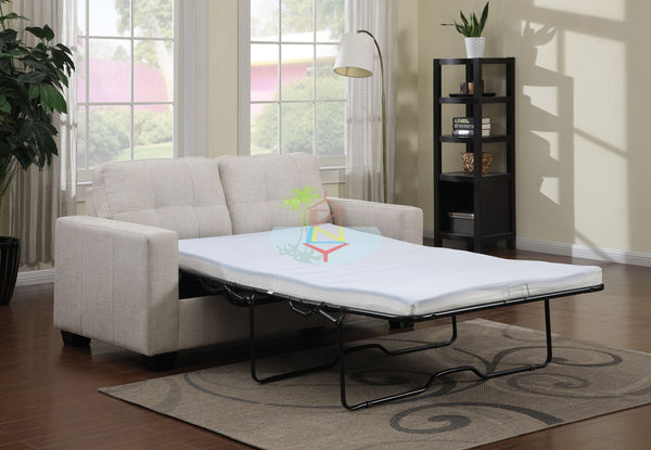 Rose# Sofa Bed Linen Sofa Bed | Beige color | LS
