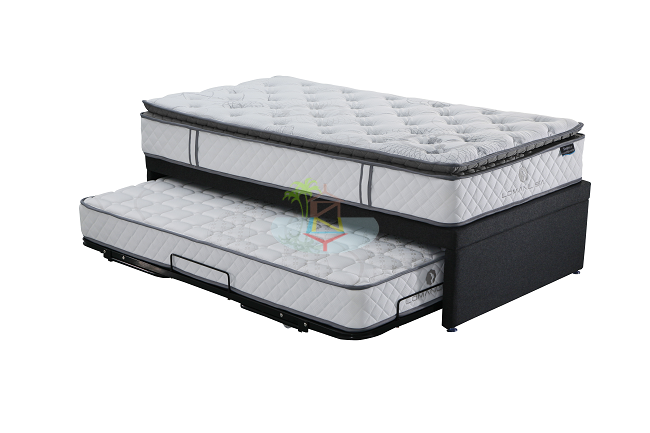 Lomanlisa# Base&Trundle(pop up) set with Lunar# Mattresses| TR