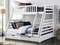 -Weekly Specials- Tina# Solid Wooden Bunk bed & 2 Drawers | Single+Single | White